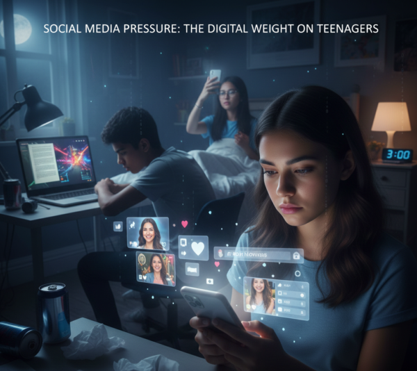 Impact Analysis of Digital Social Dynamics on Adolescent Mental Health